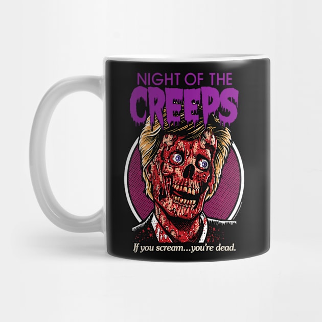 Night Of The Creeps, horror, 80s, cult classic by PeligroGraphics